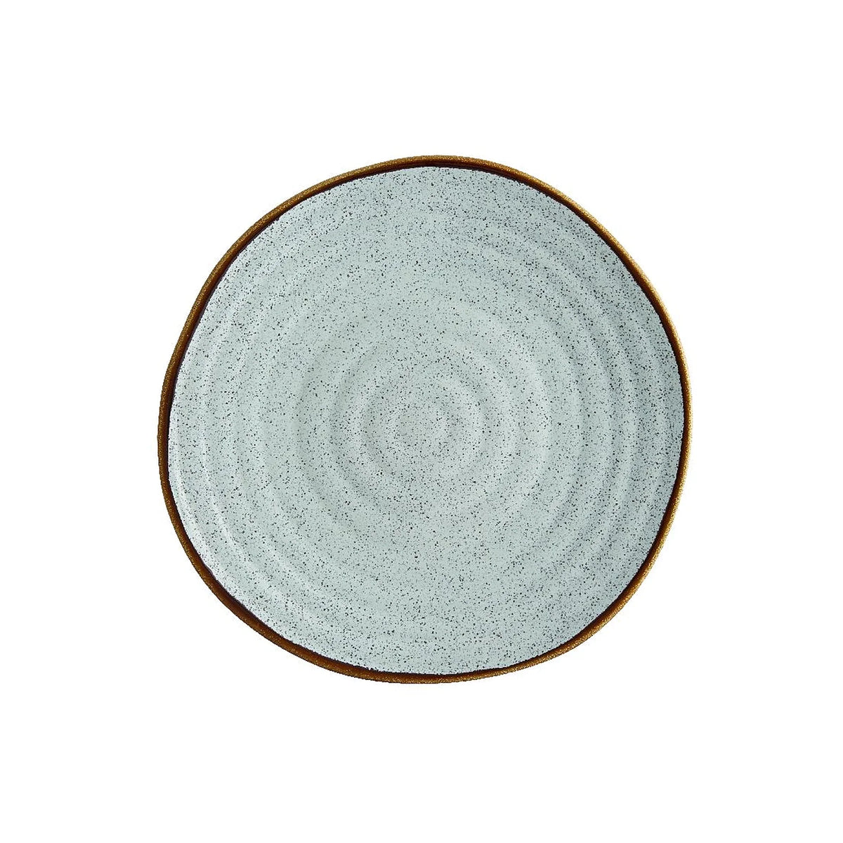 PLATO LLANO 28CM RUSTIC BLEND TURQUOISE