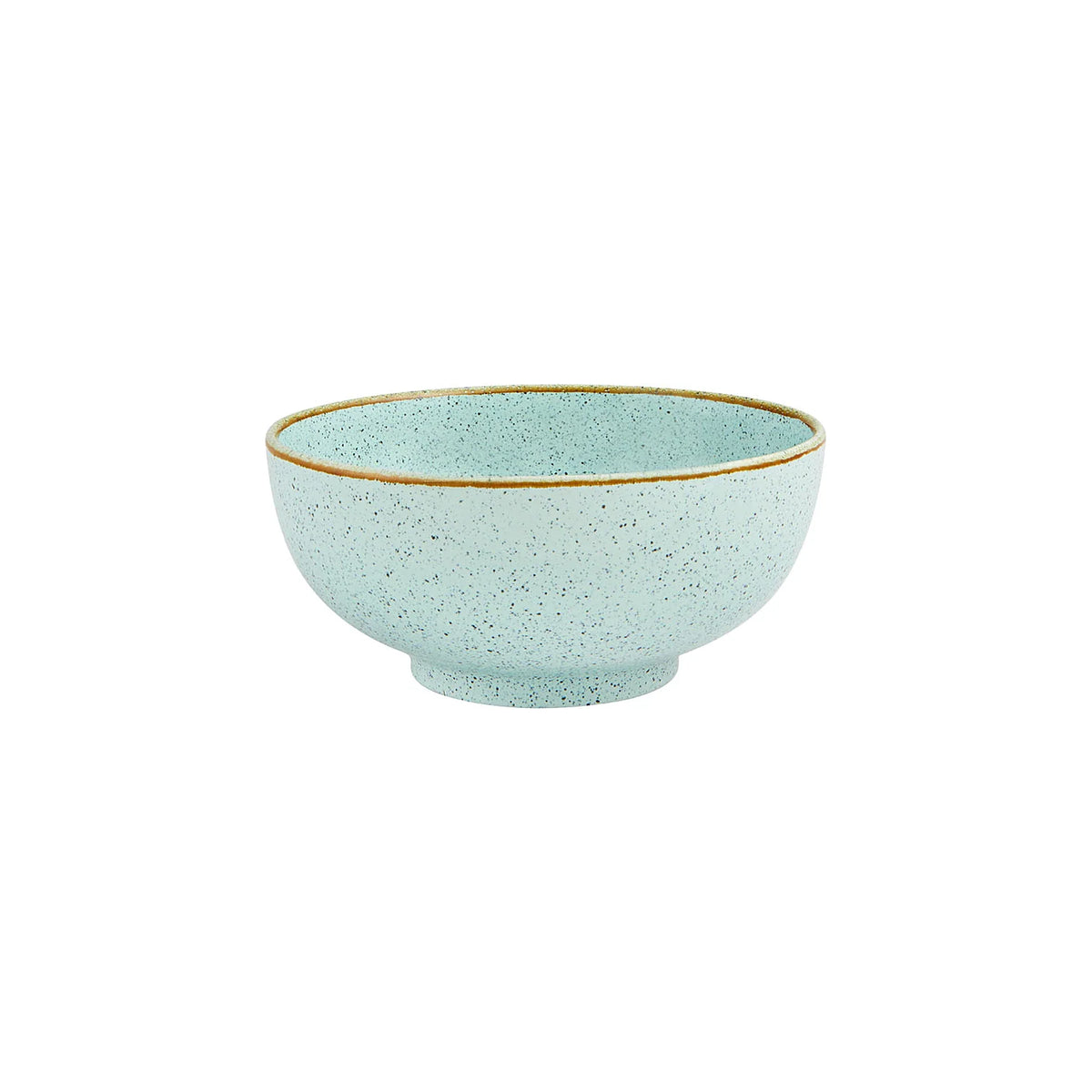 BOWL 17CM RUSTIC BLEND TURQUOISE