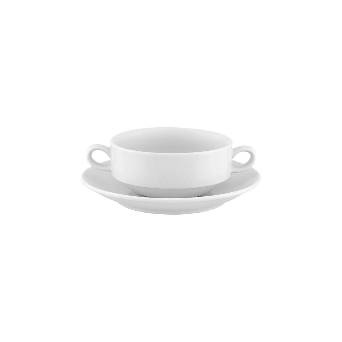 TAZA DE CONSOMÉ CON PLATO APILABLE SPIRIT HOTEL