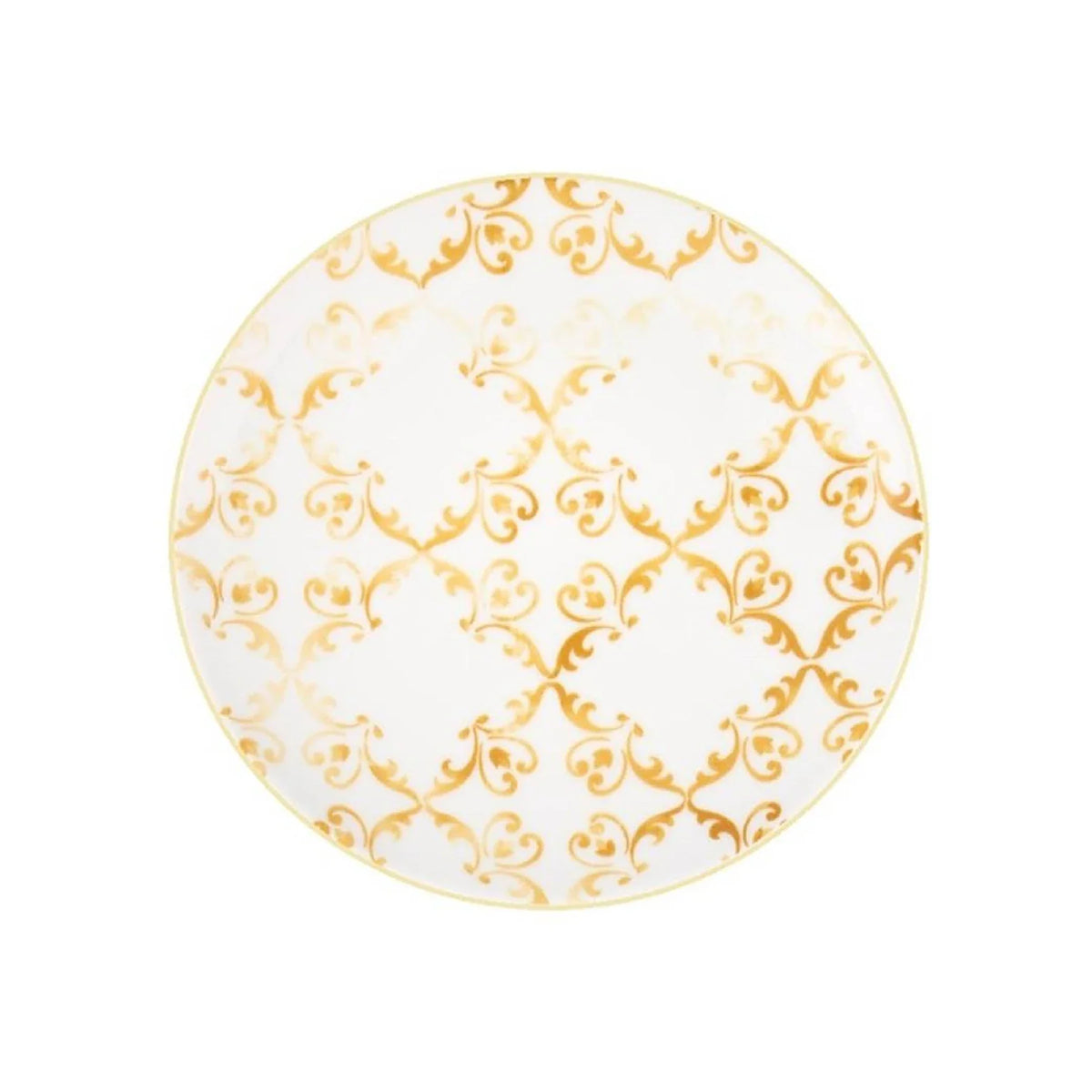 PLATO BASE 33CM TILES YELLOW
