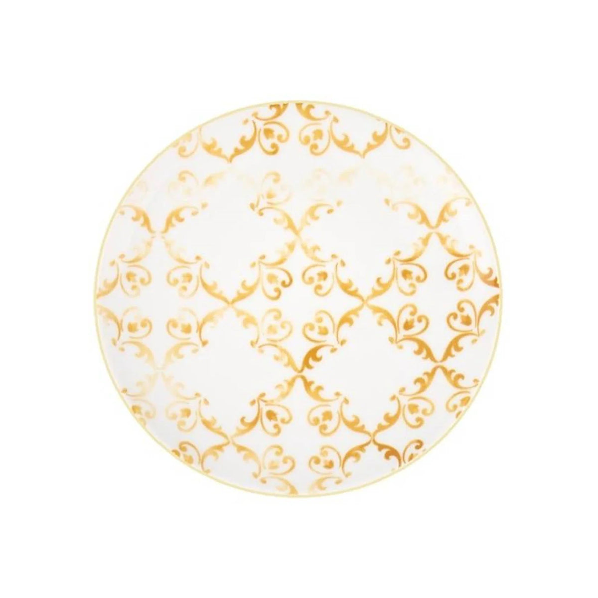 PLATO DE POSTRE 22CM TILES YELLOW