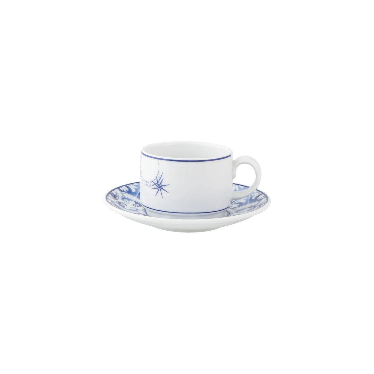 TAZA DE TÉ APILABLE CON PLATO 22CL TRANSATLANTICA HOTEL