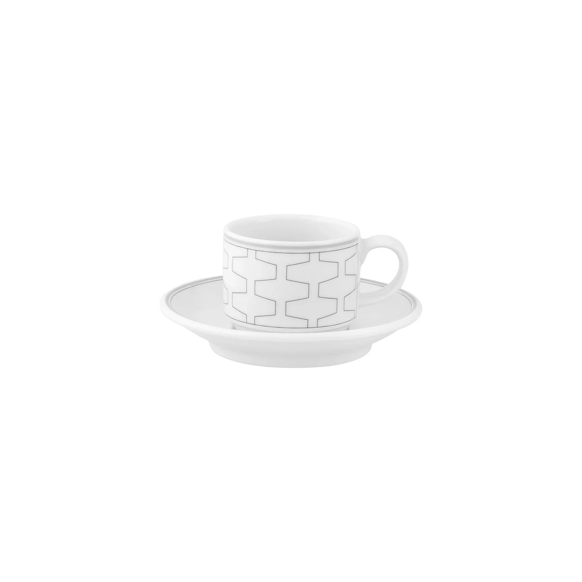 TAZA DE CAFÉ APILABLE CON PLATO 9CL TRASSO HOTEL